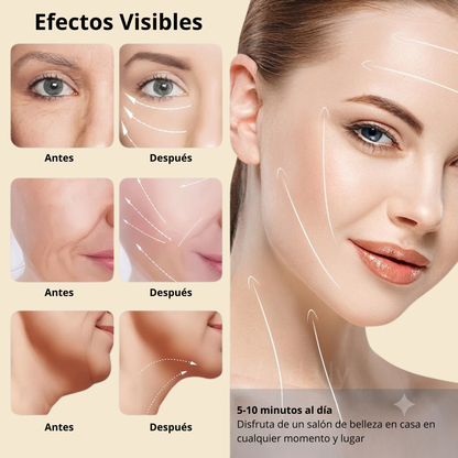 Masajeador Facial EMS LED